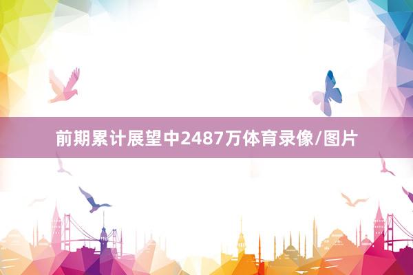 前期累计展望中2487万体育录像/图片