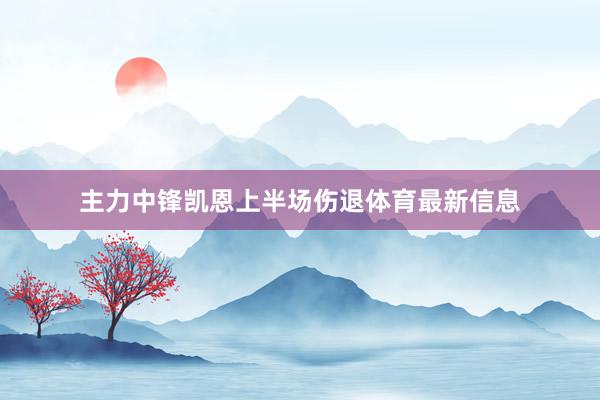 主力中锋凯恩上半场伤退体育最新信息