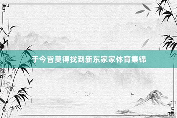 于今皆莫得找到新东家家体育集锦