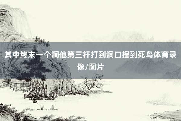 其中终末一个洞他第三杆打到洞口捏到死鸟体育录像/图片