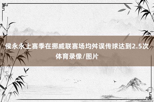 侯永永上赛季在挪威联赛场均舛误传球达到2.5次体育录像/图片