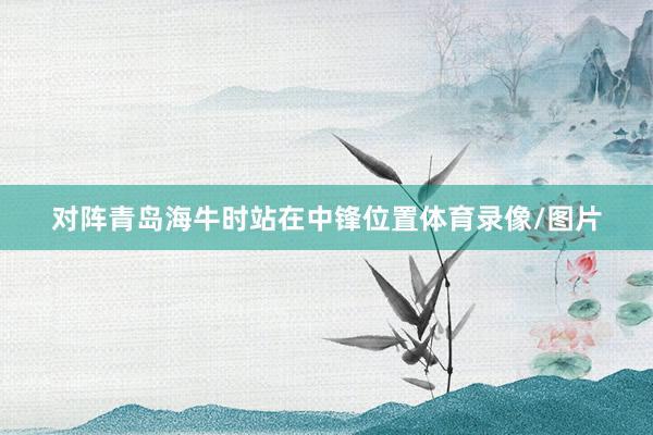 对阵青岛海牛时站在中锋位置体育录像/图片