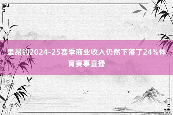 里昂的2024-25赛季商业收入仍然下落了24%体育赛事直播