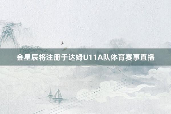 金星辰将注册于达姆U11A队体育赛事直播