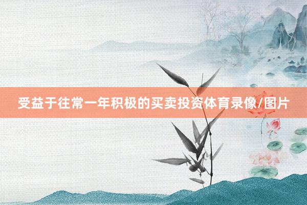 受益于往常一年积极的买卖投资体育录像/图片