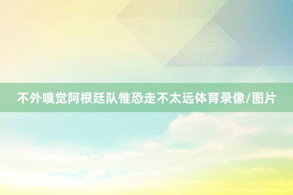 不外嗅觉阿根廷队惟恐走不太远体育录像/图片